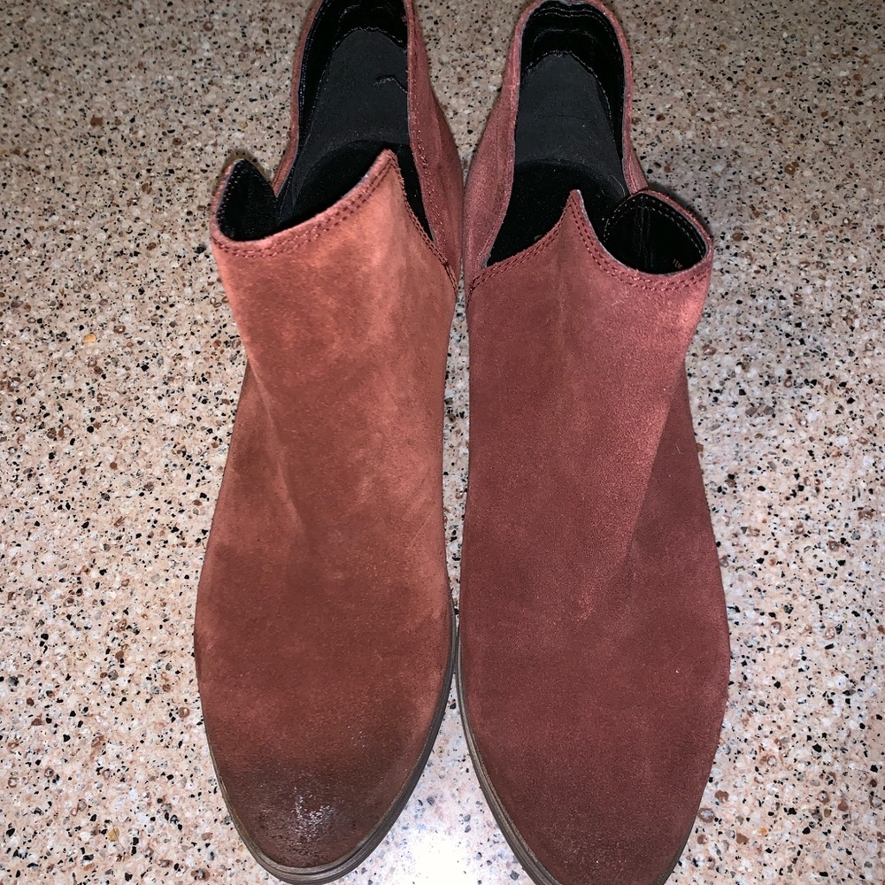 Crevo burgundy short boots